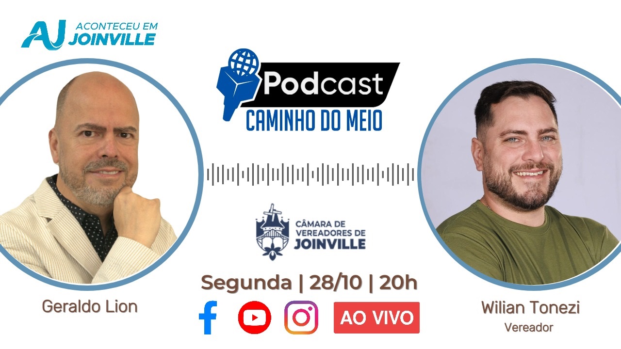 Podcast Caminho do Meio discute o enfrentamento à dependência química em Joinville com o vereador Wilian Tonezi