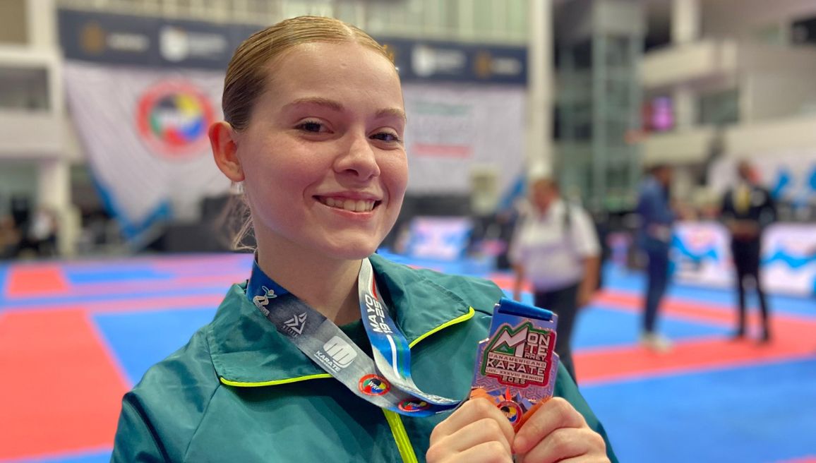 Atleta de Araquari conquista bronze no Pan-Americano de Karatê Sub-21 no México