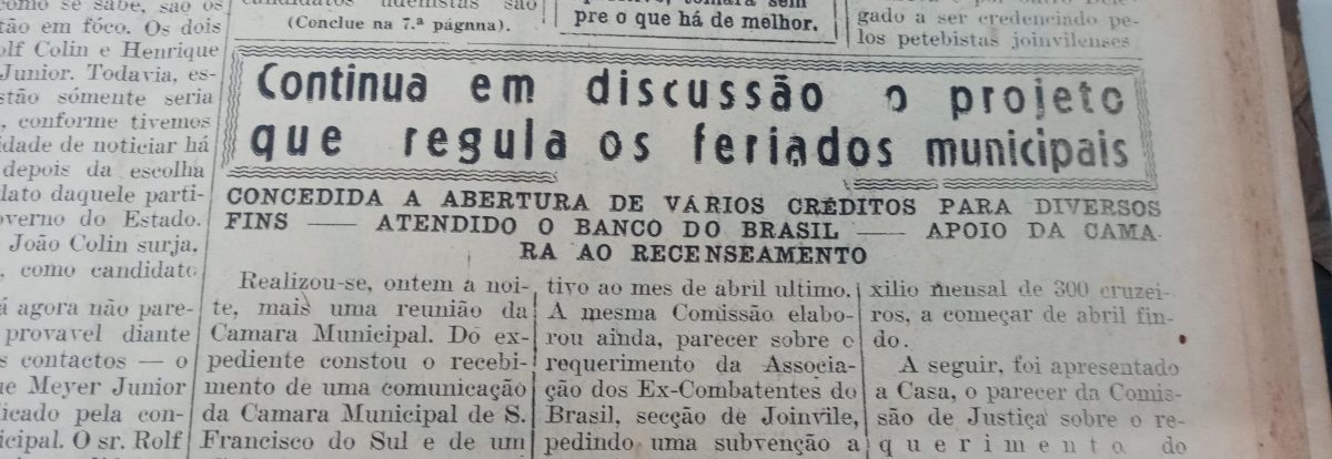 Memória CVJ: Joinville celebrava outro feriado em vez de Corpus Christi, criado em 1991