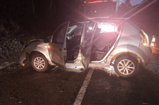 Jovem morre e três familiares ficam feridos em acidente na SC-350