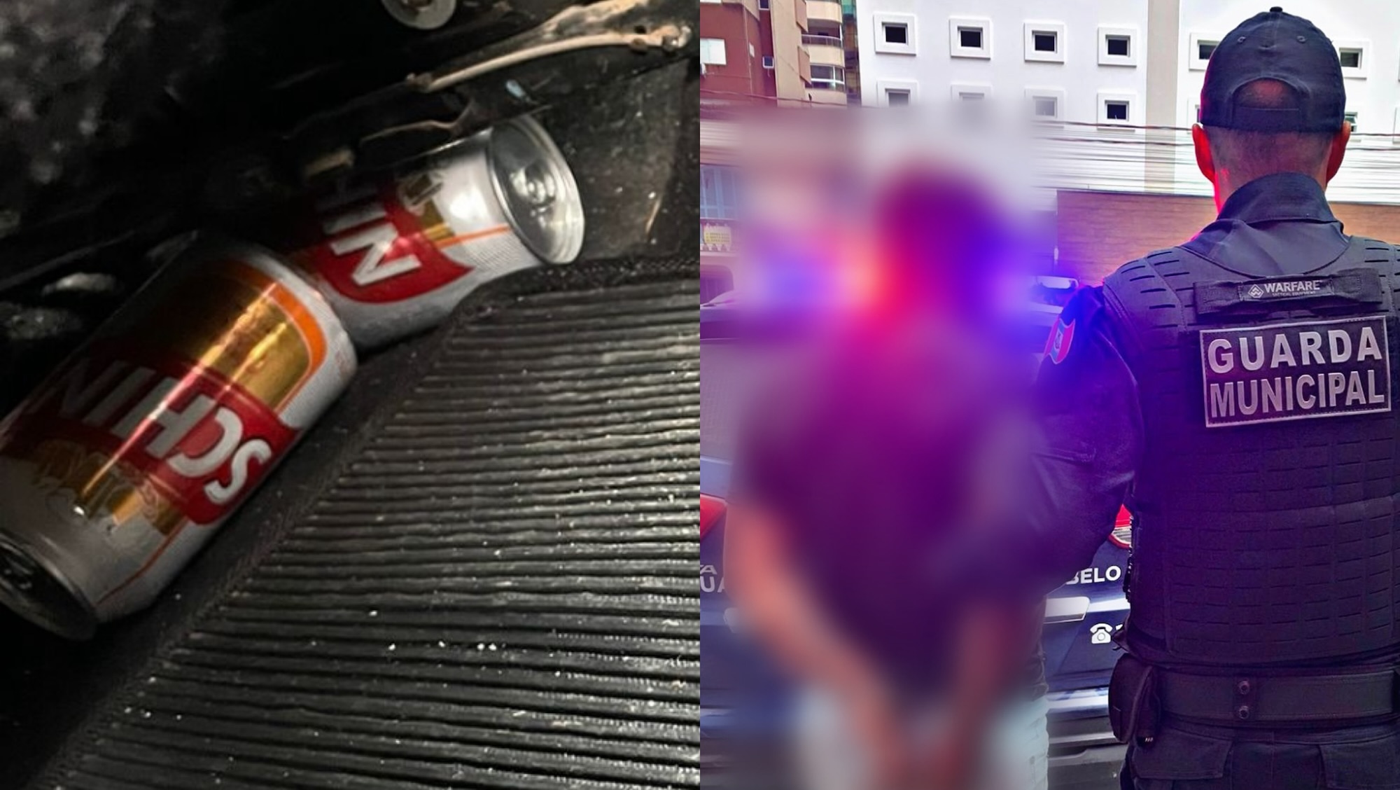 Homem é flagrado embriagado fazendo derrapagens e acaba preso em Porto Belo