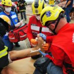 Escola Pública de Trânsito realiza simulado de acidente para alunos de escola do bairro Vila Nova