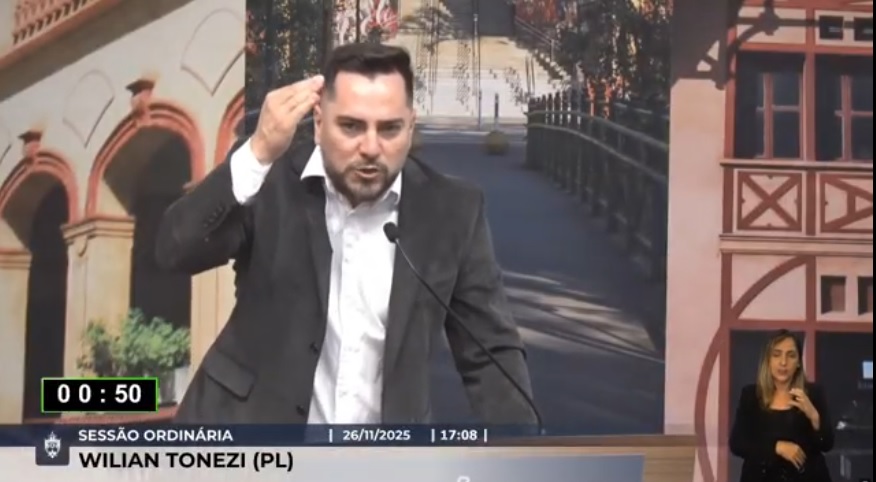 Vereador Wilian Tonezi (PL) manifesta preocupação com proposta de criação do Parque Nacional do Quiriri