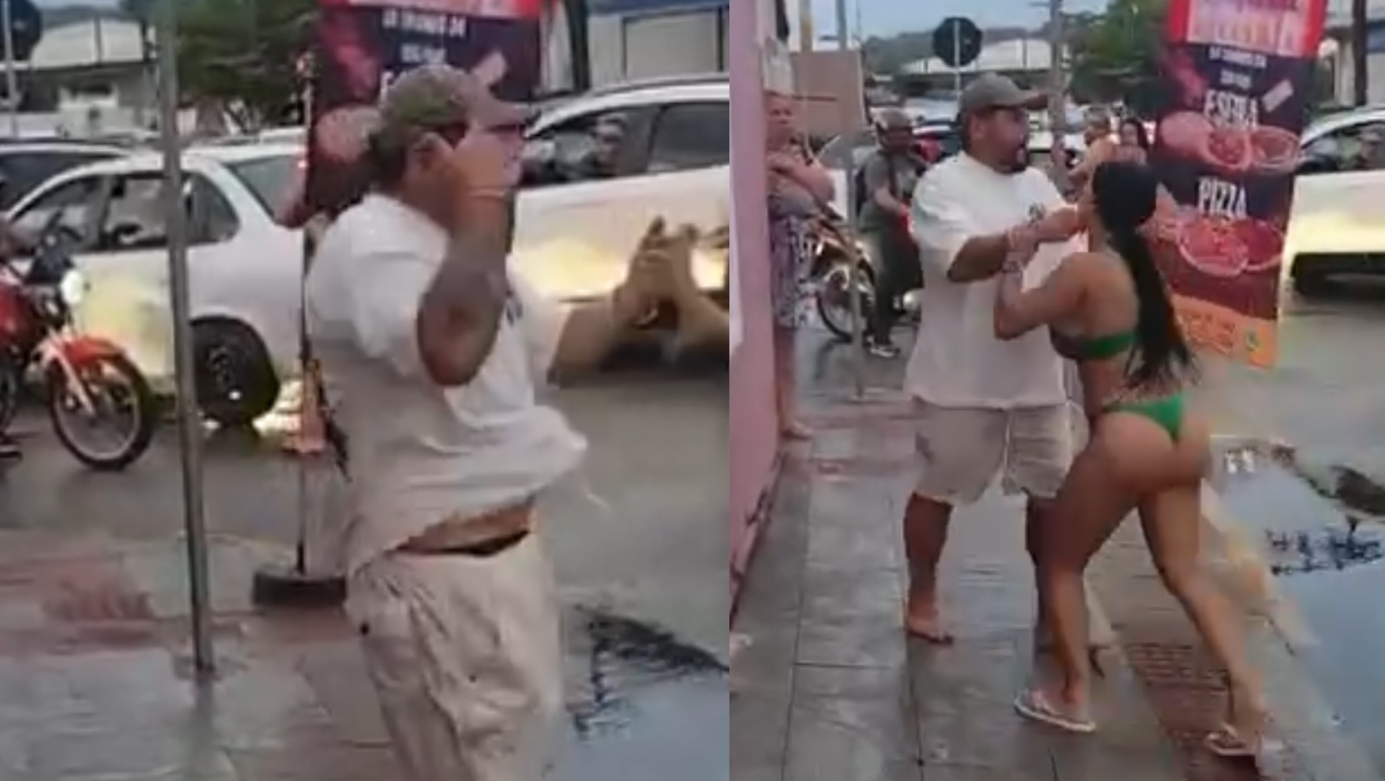 ‘Machão’ saca ‘pistola imaginária’ e ameaça motoristas durante briga de trânsito em Porto Belo