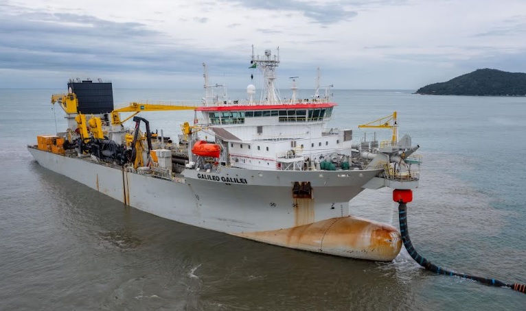 Porto de São Francisco do Sul dá início à dragagem do canal de acesso