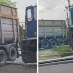 Trem freia no último segundo para evitar tragédia em São Francisco do Sul