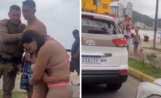 Menino desaparece na praia, policiais mobilizam buscas e encontram criança