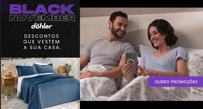 Black November da Döhler traz produtos com até 40% de desconto