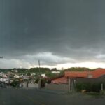 Frente fria provoca risco elevado de temporais em Santa Catarina nesta quarta-feira