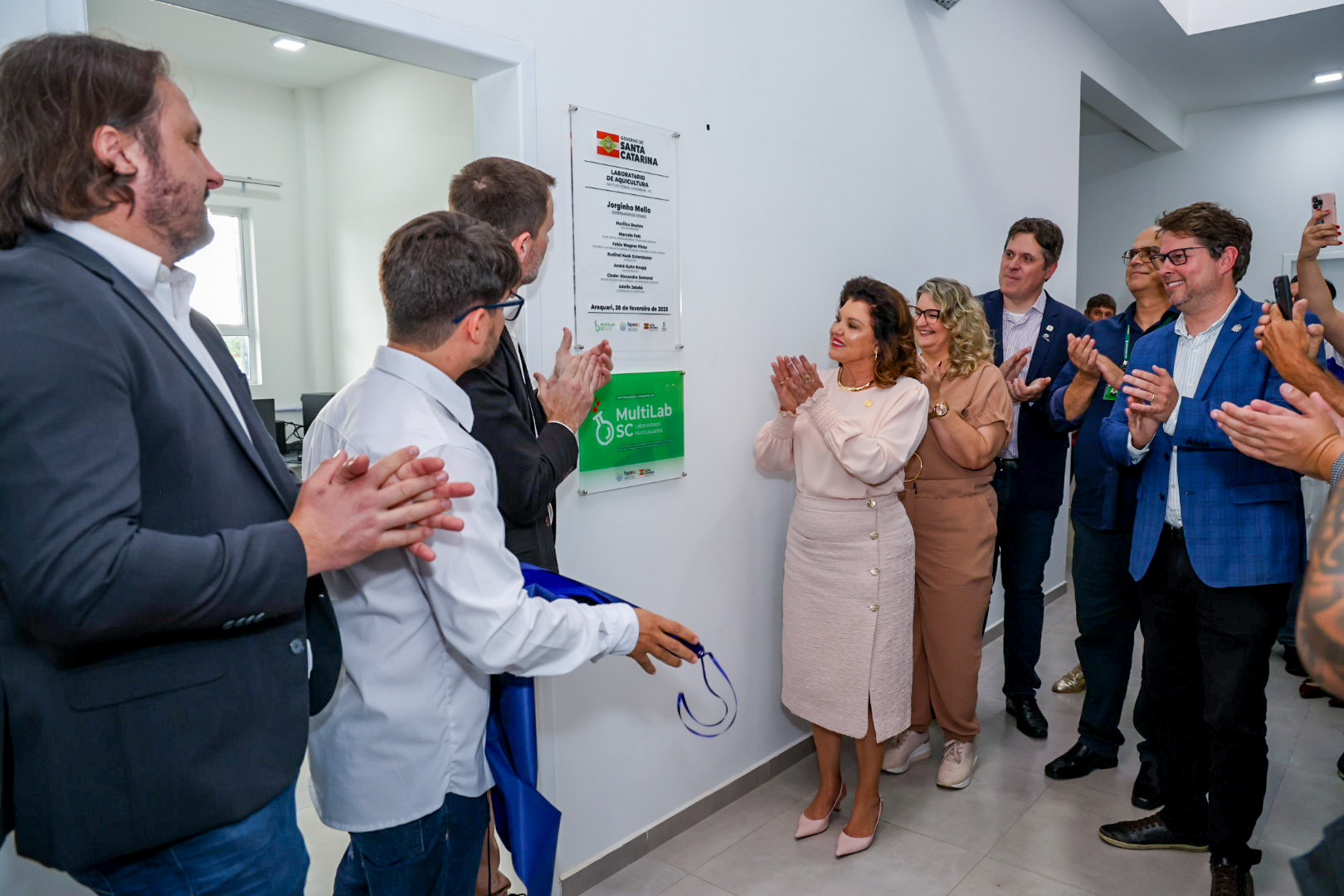Governadora em exercício entrega laboratórios ao Instituto Federal Catarinense em Araquari