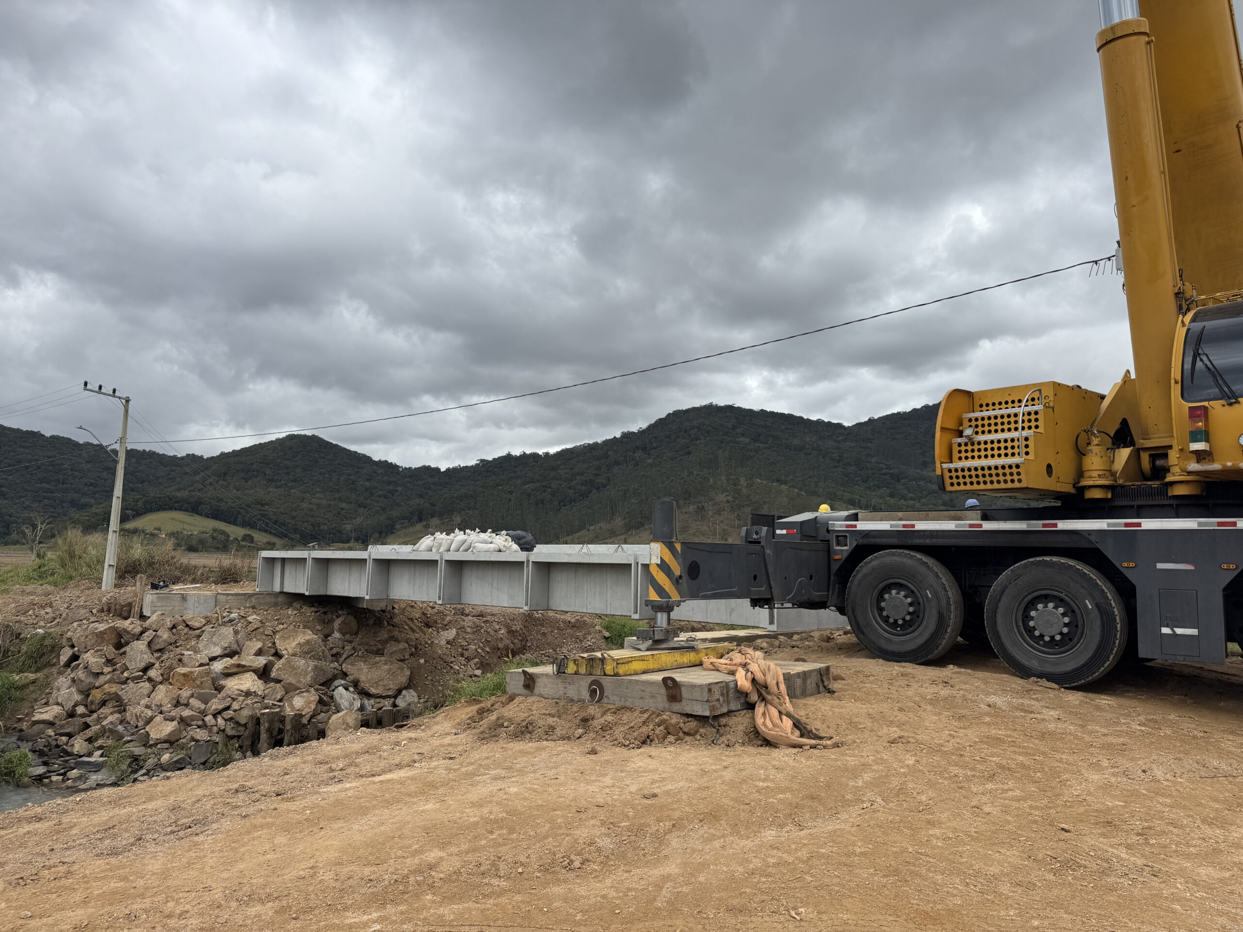 Baú Central recebe primeiro Kit de Ponte de 18 metros entregue pela Defesa Civil de SC