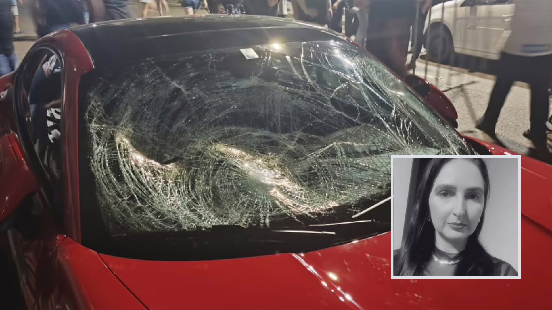 Identificada mulher que morreu atropelada por carro esportivo em SC