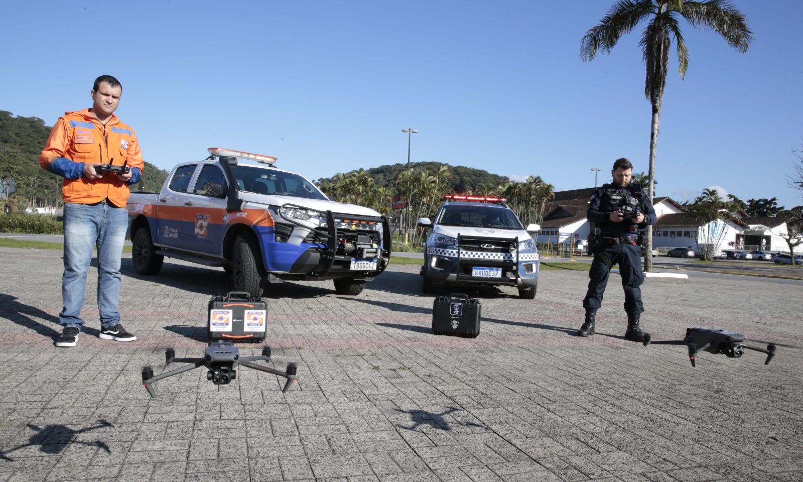 Drones auxiliam trabalhos da Secretaria de Proteção Civil e Segurança Pública de Joinville