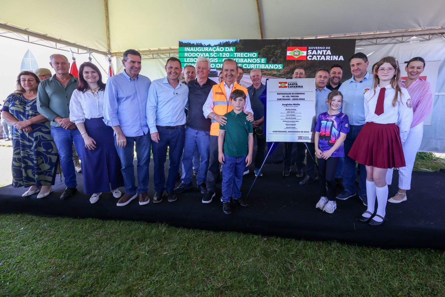 Estrada Boa: governador entrega revitalização da SC-120 entre Lebon Régis e Curitibanos
