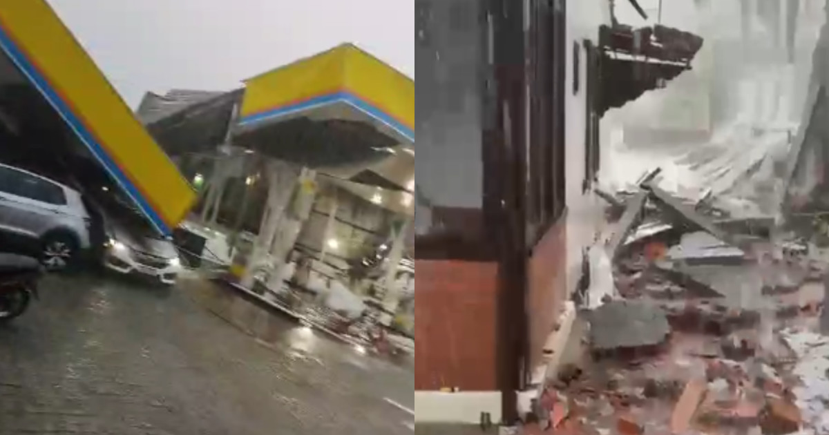 “Foi tudo muito rápido”: tempestade atinge o Vale do Itajaí e deixa rastro de destruição