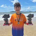 Talento de apenas 11 anos leva o nome de Joinville ao pódio nas águas abertas