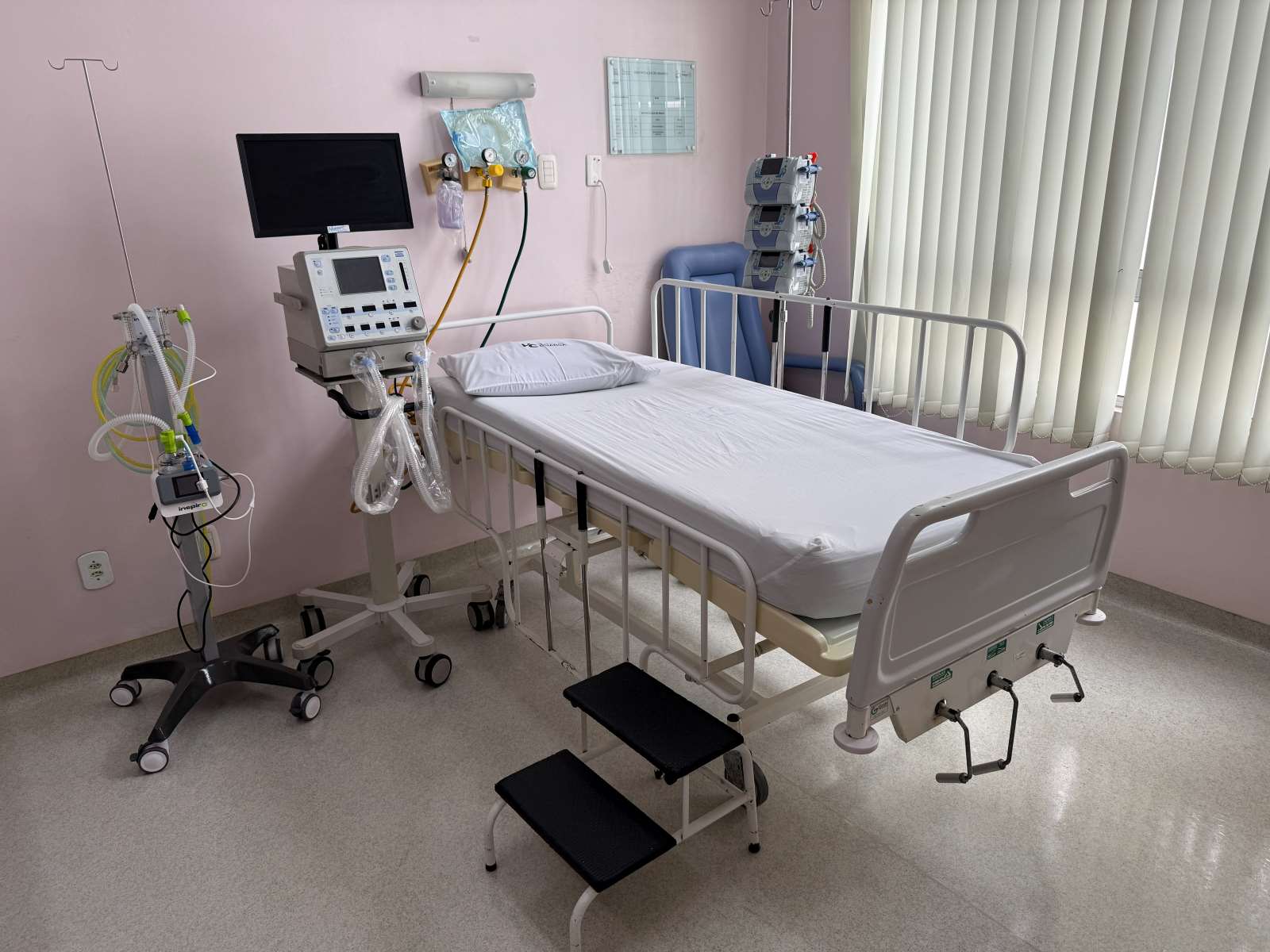 Santa Catarina amplia atendimento pediátrico com novos leitos de suporte respiratórios no Grande Oeste