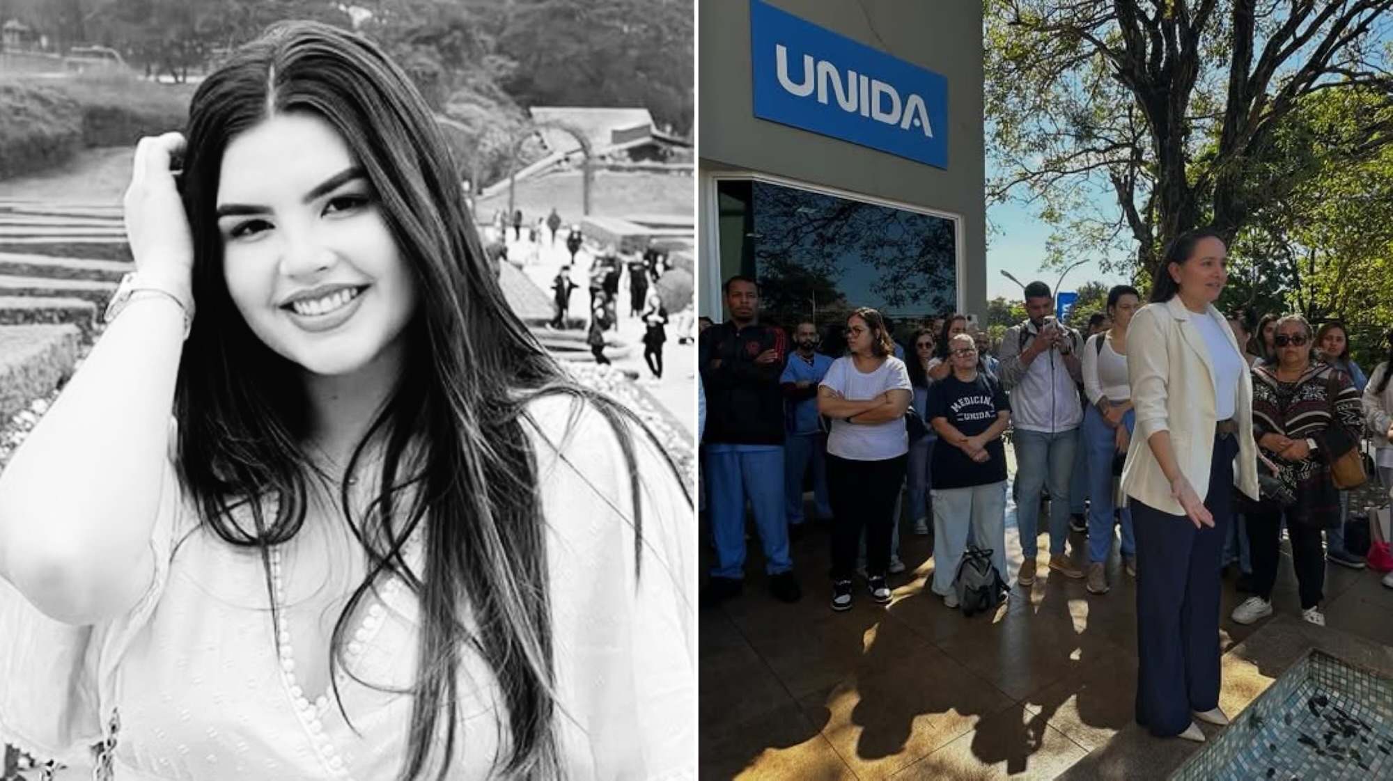 Universidade no Paraguai reúne alunos em homenagem à estudante catarinense assassinada pelo ex-namorado