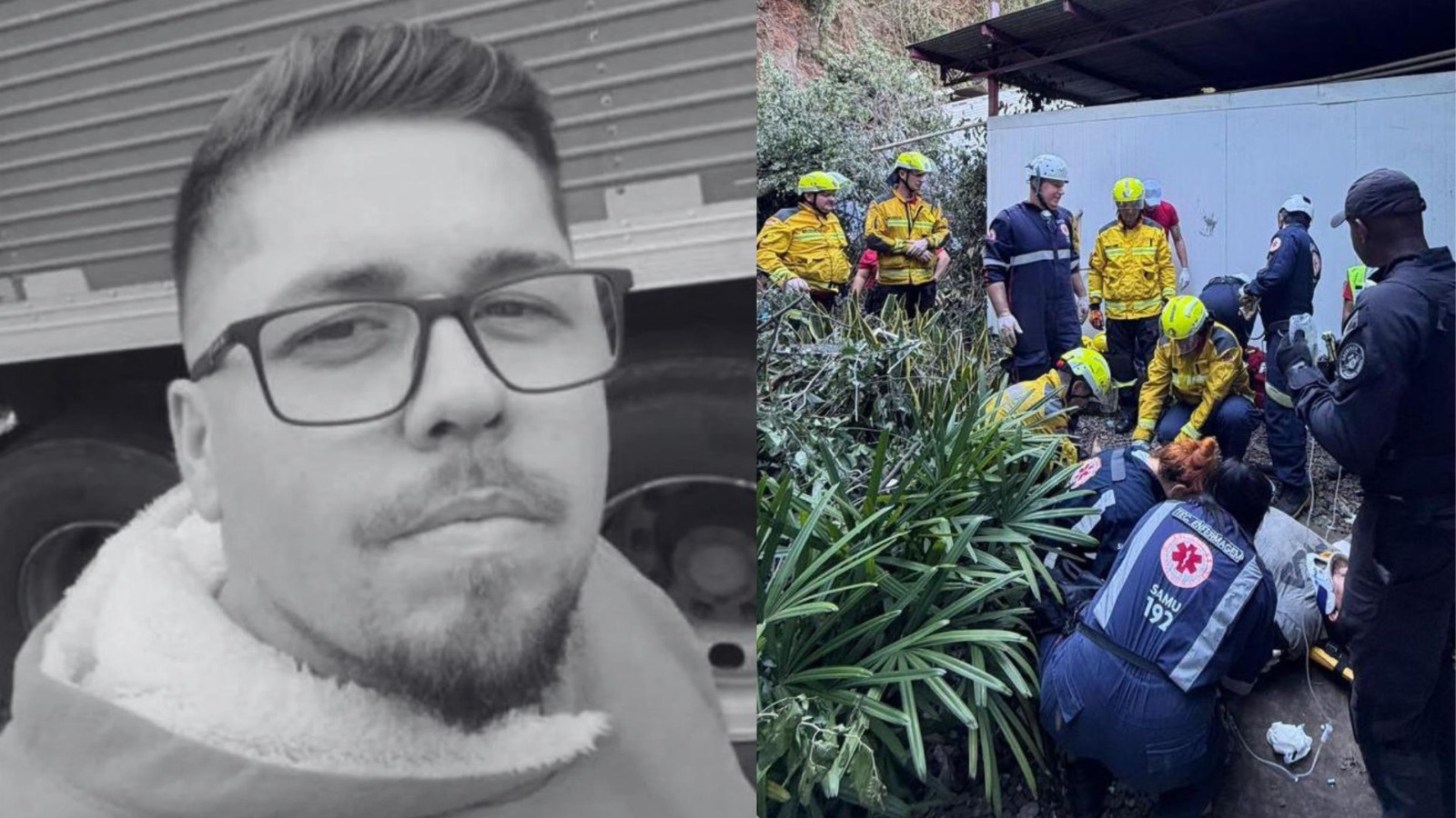 "Foi guerreiro até o fim": pai de duas meninas, caminhoneiro morre semanas após grave acidente em SC