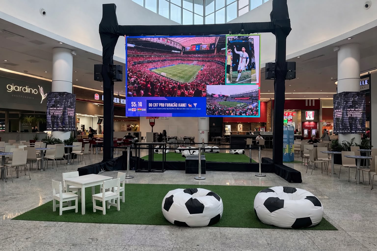 Garten Shopping prepara atrações especiais para jogo do Brasil