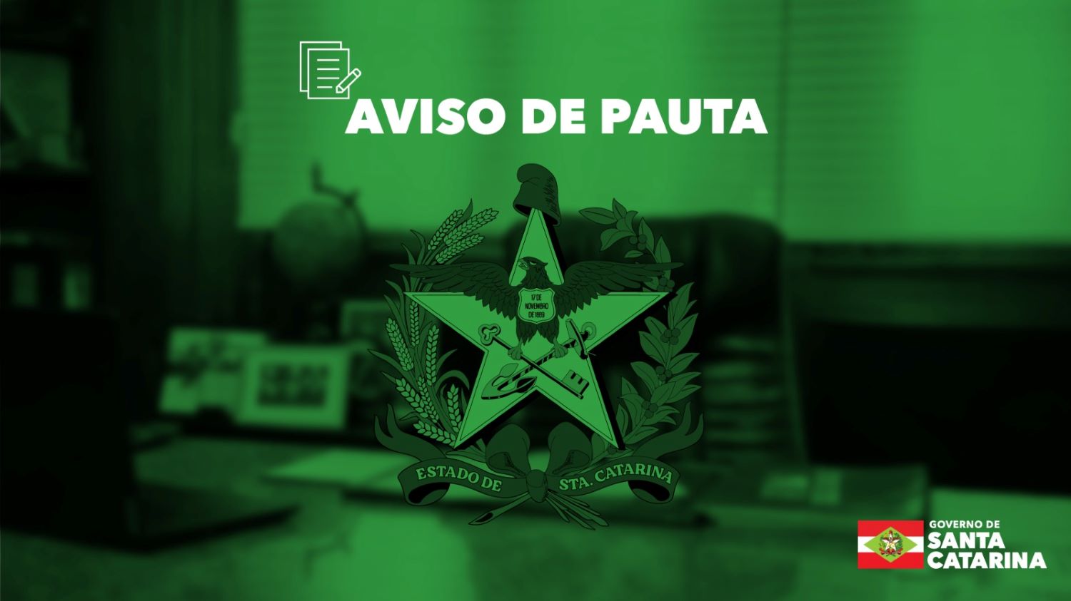 AVISO DE PAUTA: em Brusque, governador autoriza a construção da Barragem de Botuverá e participa da abertura da 39ª Fenarreco