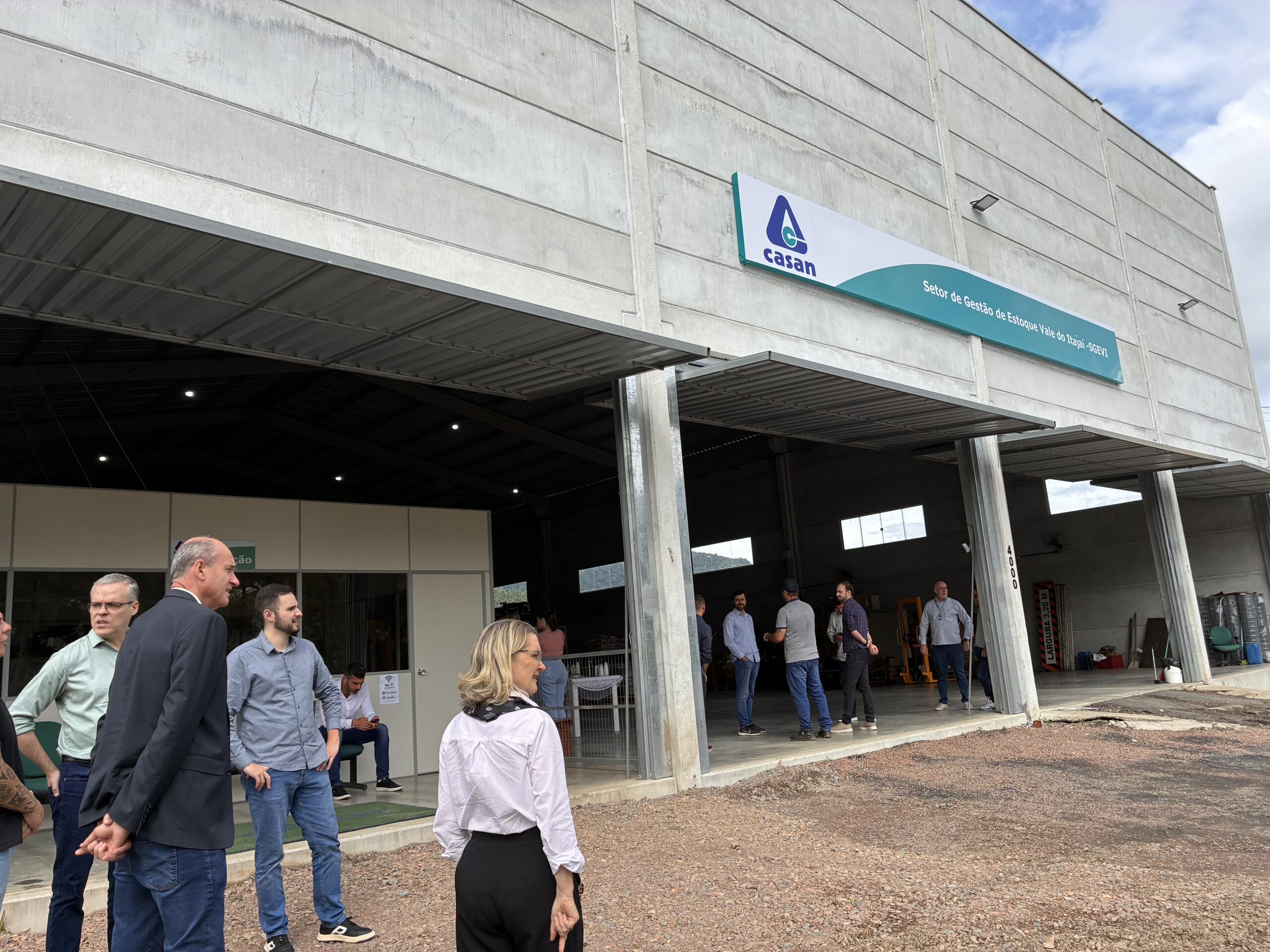 Casan entrega novo Setor de Gestão de Estoque em Rio do Sul e avança em obras e melhorias