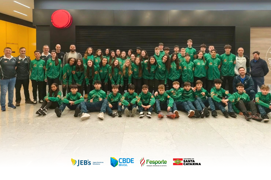 Com 52 medalhas, Santa Catarina conquista 2º lugar geral dos Jogos Escolares Brasileiros