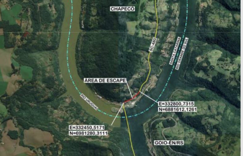 Definida empresa que vai executar área de escape na SC-480 em Chapecó
