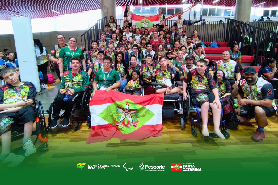 Equipe de Santa Catarina mira pódio nas Paralimpíadas Escolares