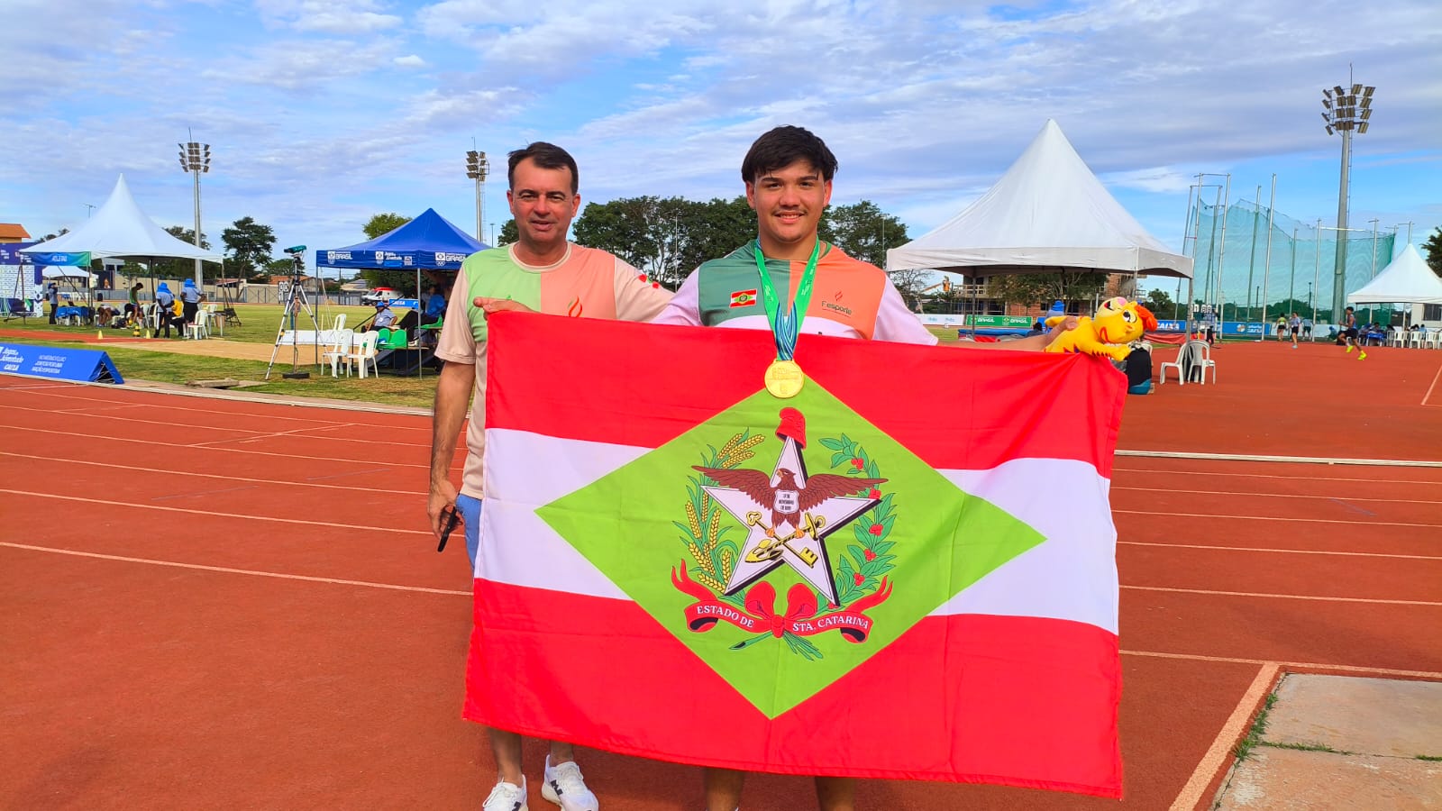 Gustavo Michel garante o 1º ouro para SC nos Jogos da Juventude