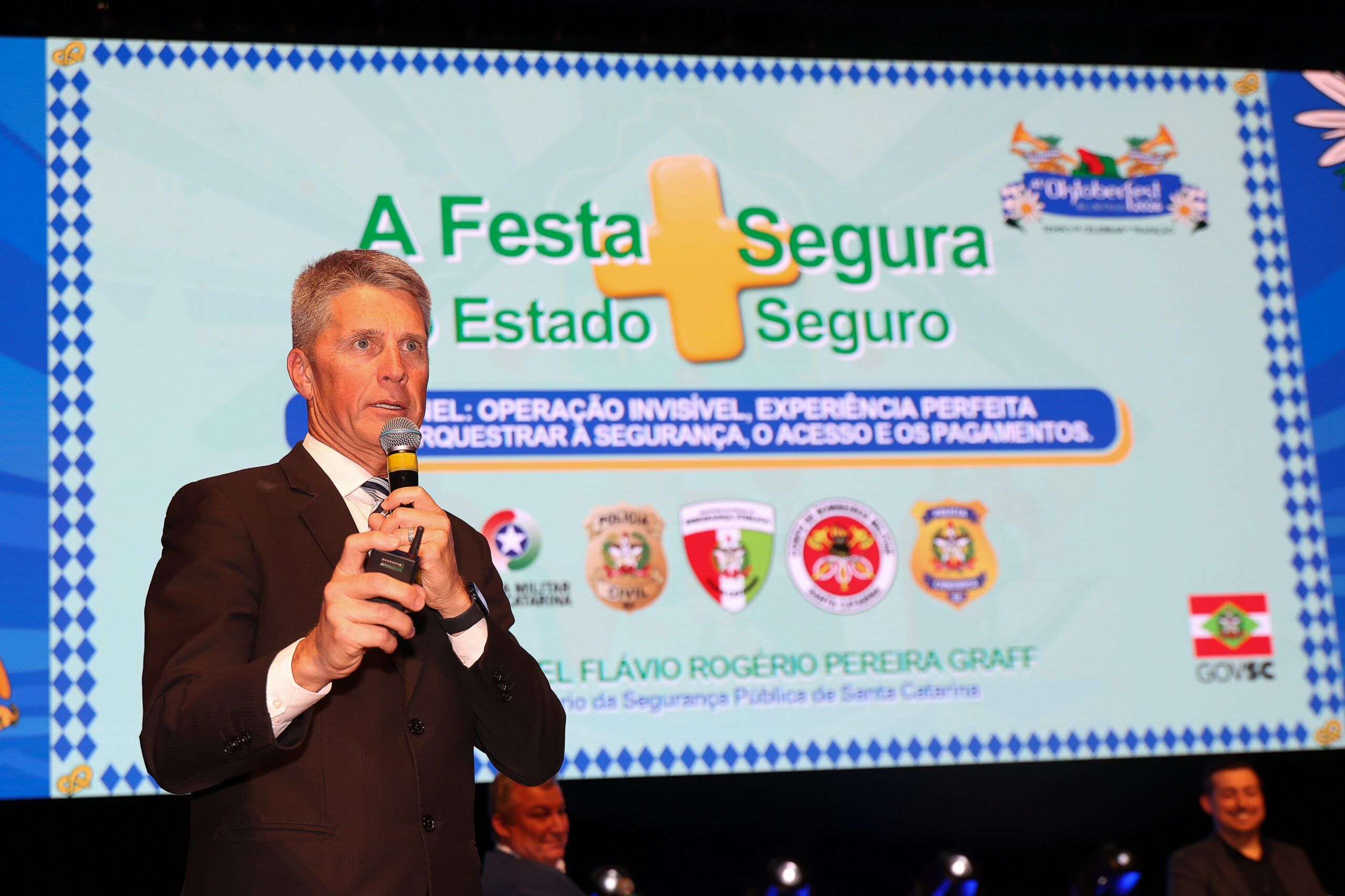 Segurança Pública é destaque em evento sobre os bastidores da Oktoberfest de Blumenau